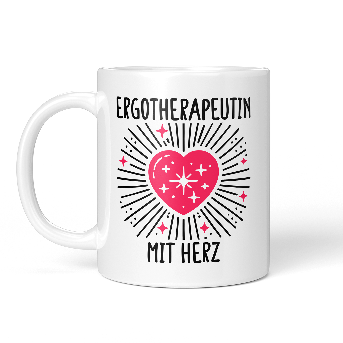 CupHaven® Ergotherapie Tasse - Ergotherapeutin mit Herz - Geschenk für Ergotherapeuten und Ergotherapeutinnen