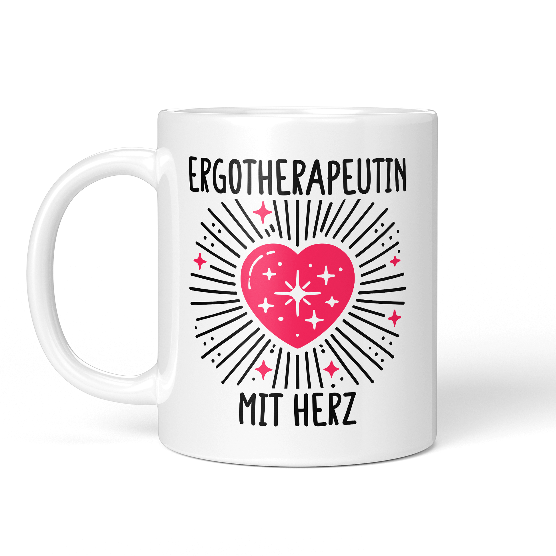 CupHaven® Ergotherapie Tasse - Ergotherapeutin mit Herz - Geschenk für Ergotherapeuten und Ergotherapeutinnen