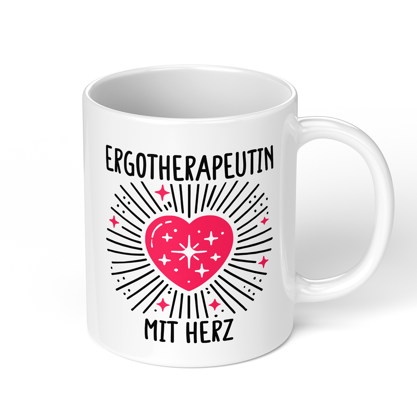 CupHaven® Ergotherapie Tasse - Ergotherapeutin mit Herz - Geschenk für Ergotherapeuten und Ergotherapeutinnen