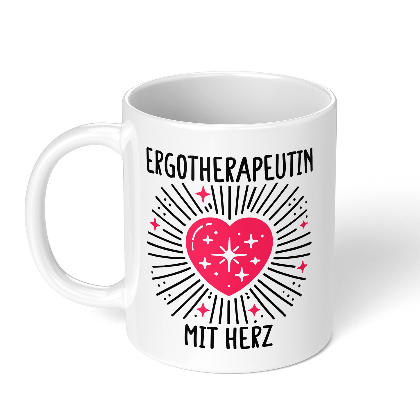 CupHaven® Ergotherapie Tasse - Ergotherapeutin mit Herz - Geschenk für Ergotherapeuten und Ergotherapeutinnen
