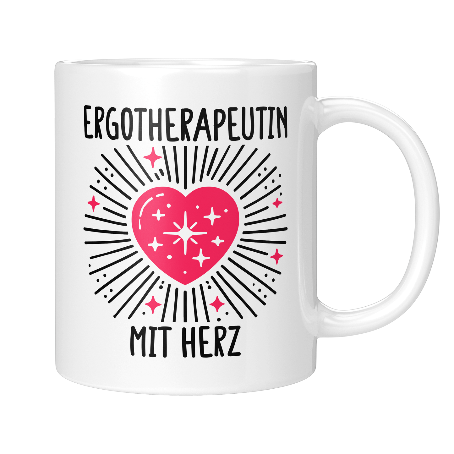 CupHaven® Ergotherapie Tasse - Ergotherapeutin mit Herz - Geschenk für Ergotherapeuten und Ergotherapeutinnen
