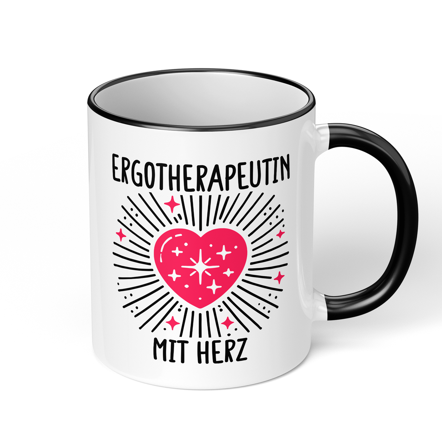 CupHaven® Ergotherapie Tasse - Ergotherapeutin mit Herz - Geschenk für Ergotherapeuten und Ergotherapeutinnen