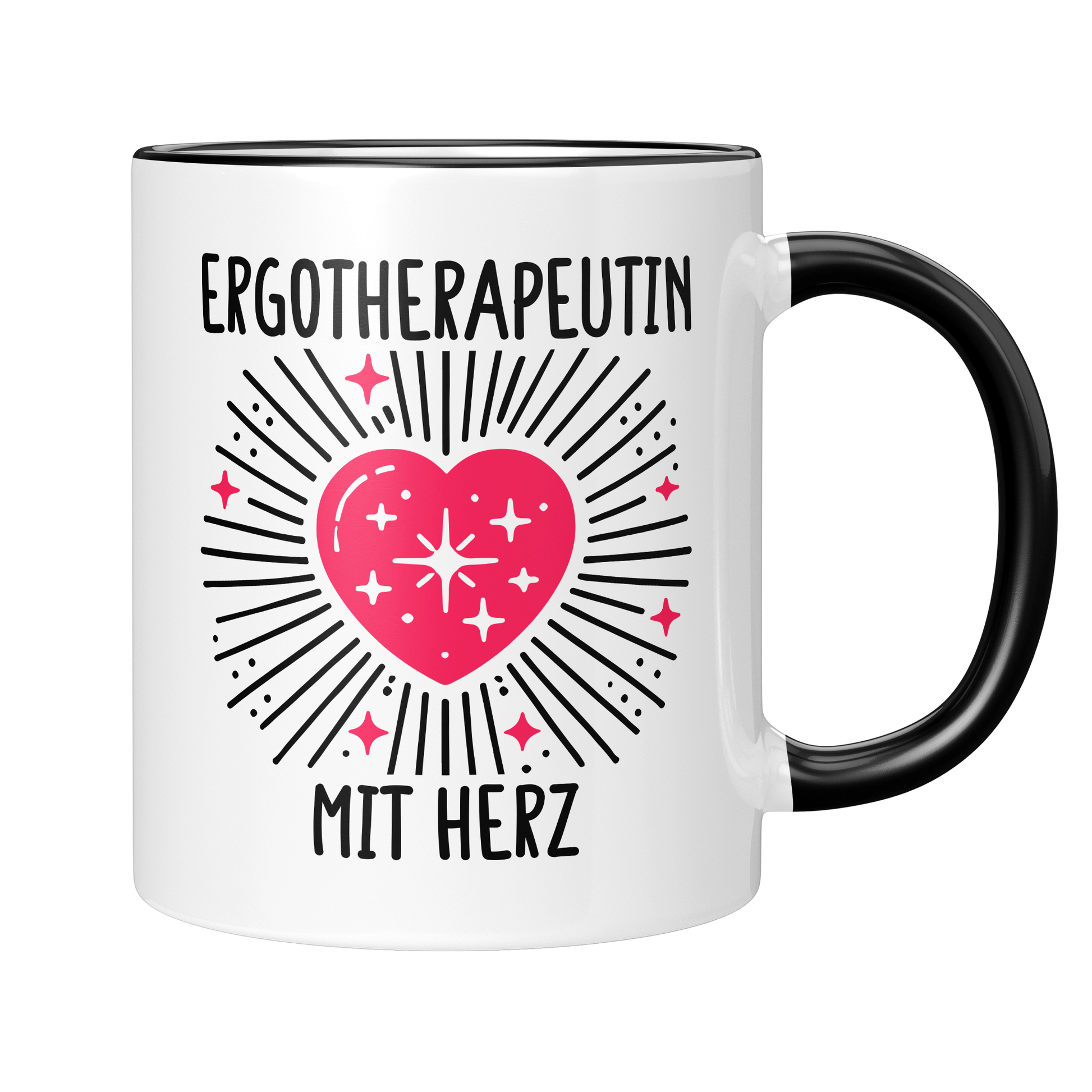 CupHaven® Ergotherapie Tasse - Ergotherapeutin mit Herz - Geschenk für Ergotherapeuten und Ergotherapeutinnen