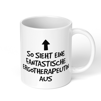 CupHaven® Ergotherapie Tasse - Fantastische Ergotherapeutin - Geschenk für Ergotherapeuten und Ergotherapeutinnen