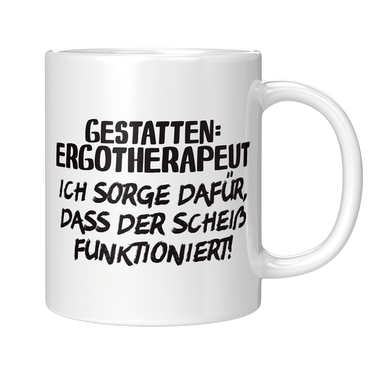 Ergotherapie Tasse - Gestatten: Ergotherapeut (Ergotherapeutin, Geschenk)