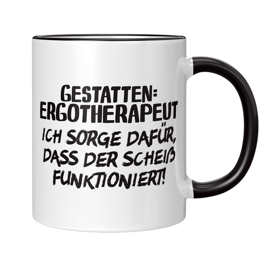 Ergotherapie Tasse - Gestatten: Ergotherapeut (Ergotherapeutin, Geschenk)