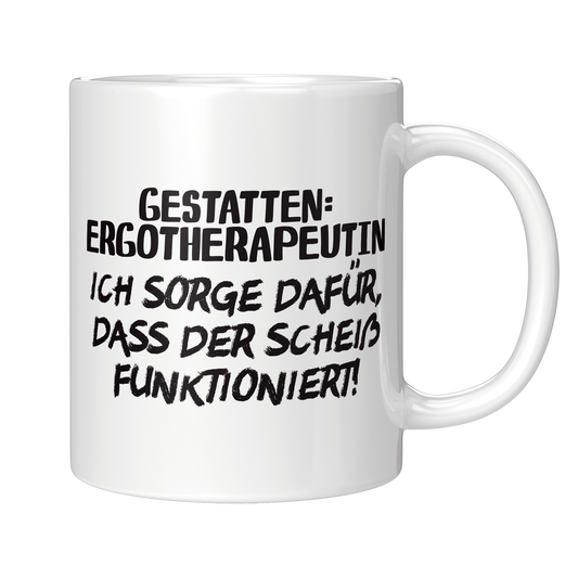 Ergotherapie Tasse - Gestatten: Ergotherapeutin (Ergotherapeut, Geschenk)