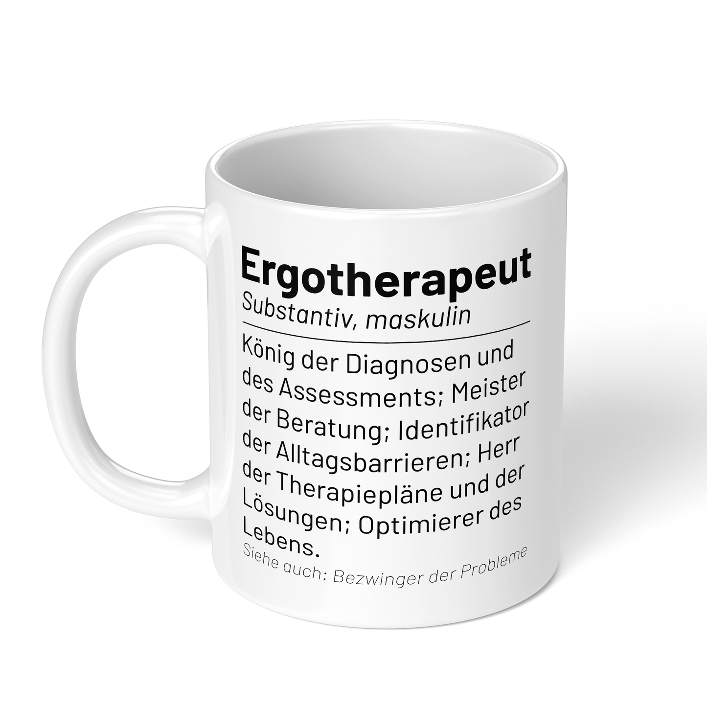CupHaven® Ergotherapie Tasse - Wörterbuch "Ergotherapeut" - Geschenk für Ergotherapeuten und Ergotherapeutinnen