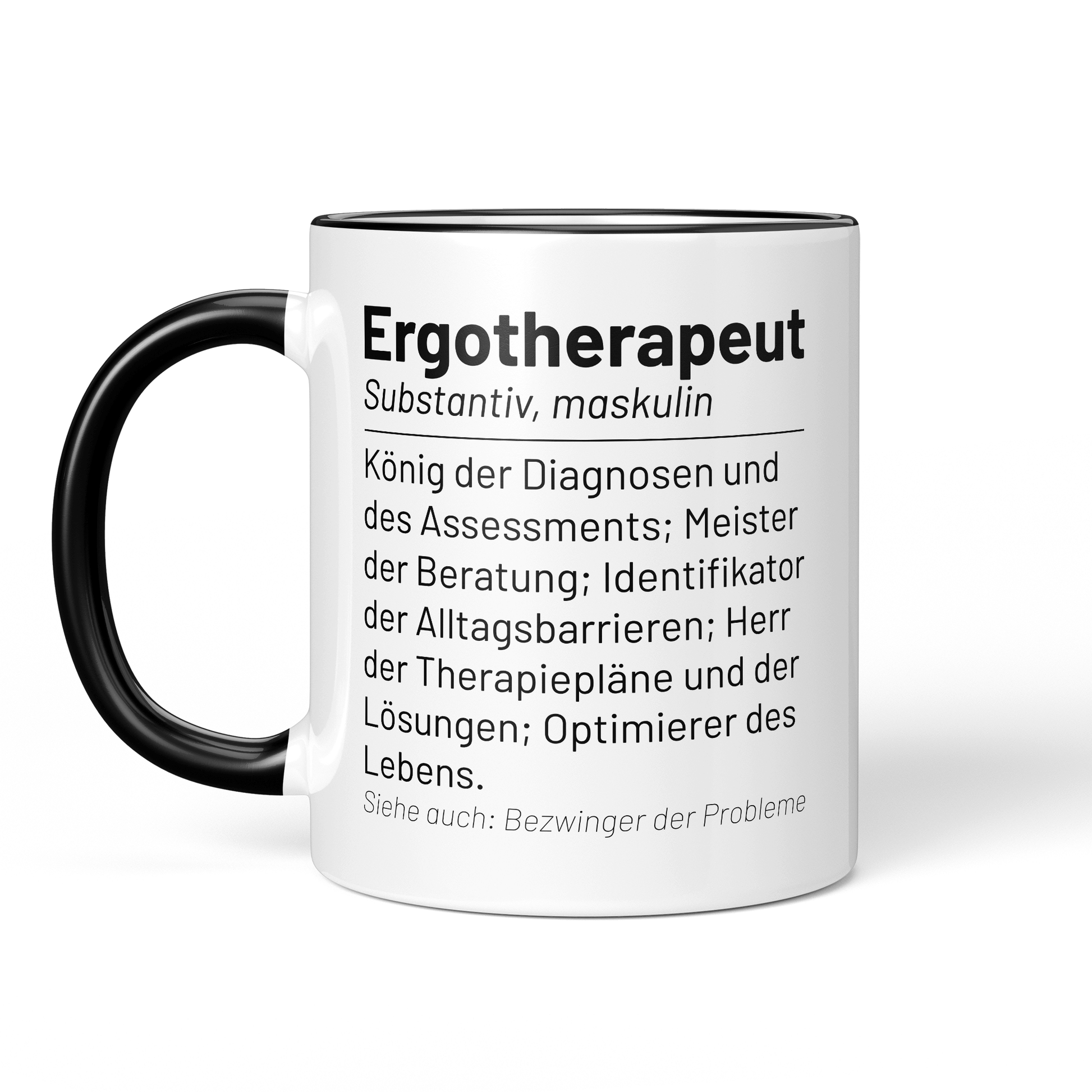 CupHaven® Ergotherapie Tasse - Wörterbuch "Ergotherapeut" - Geschenk für Ergotherapeuten und Ergotherapeutinnen