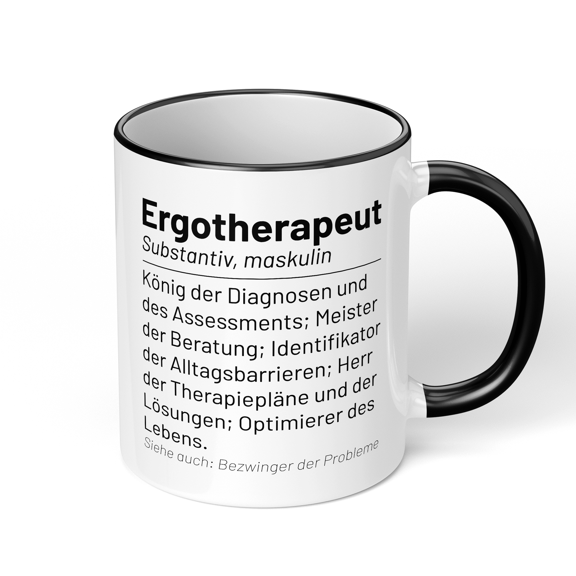 CupHaven® Ergotherapie Tasse - Wörterbuch "Ergotherapeut" - Geschenk für Ergotherapeuten und Ergotherapeutinnen