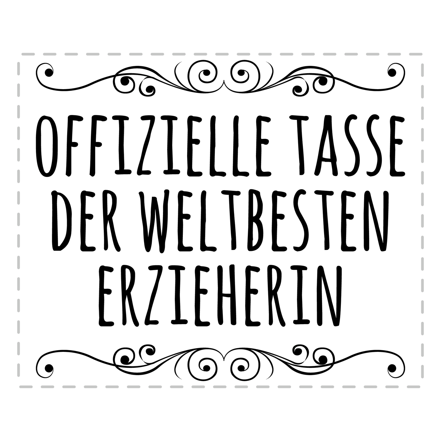 Erzieher Tasse - Offizielle Tasse der weltbesten Erzieherin