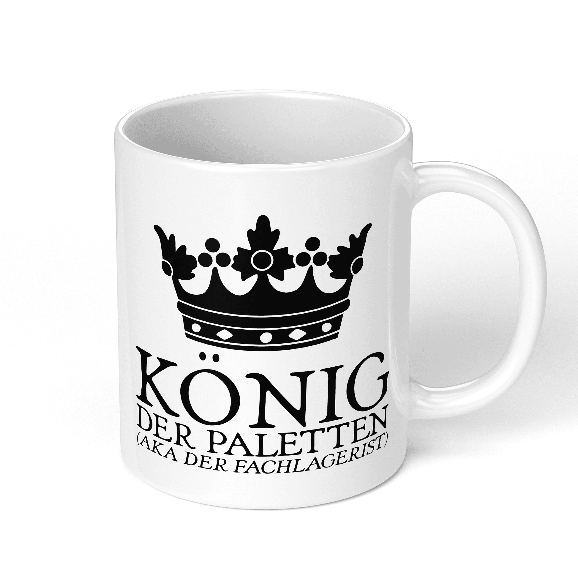 CupHaven® Fachlagerist Tasse - König der Paletten (aka der Fachlagerist) - Geschenk für Fachlageristen und Fachlageristinnen