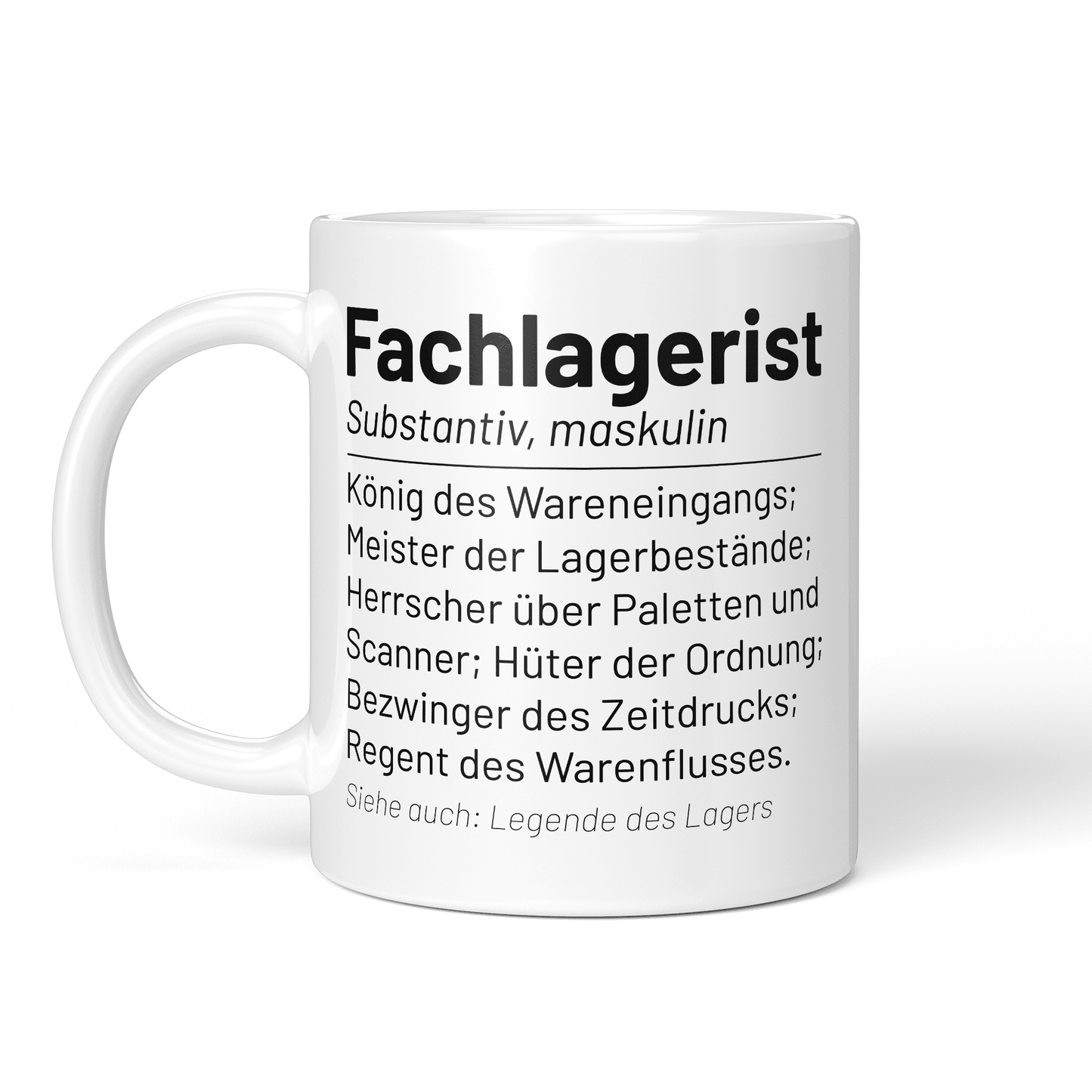 CupHaven® Fachlagerist Tasse - Wörterbuch "Fachlagerist" - Geschenk für Fachlageristen und Fachlageristinnen