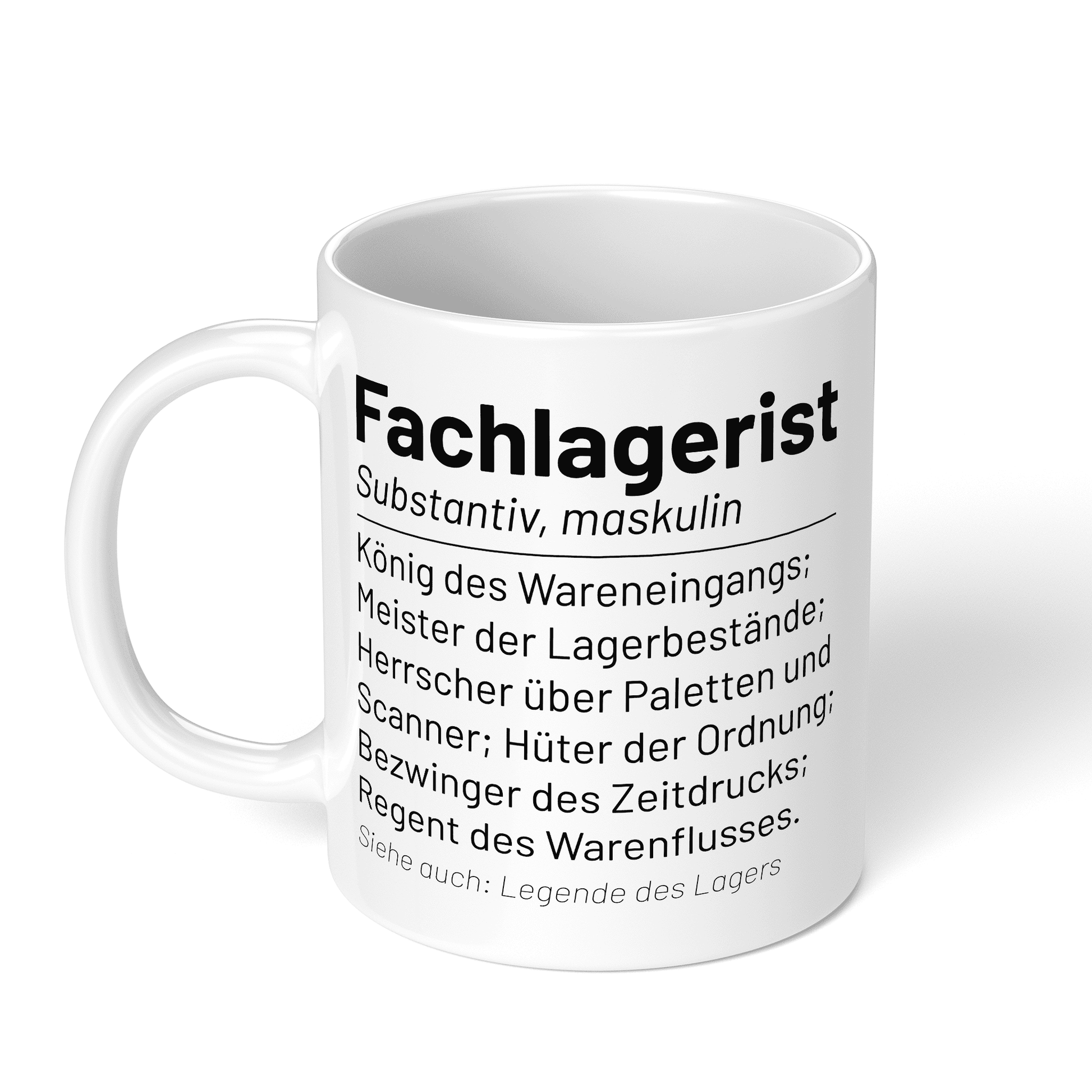 CupHaven® Fachlagerist Tasse - Wörterbuch "Fachlagerist" - Geschenk für Fachlageristen und Fachlageristinnen