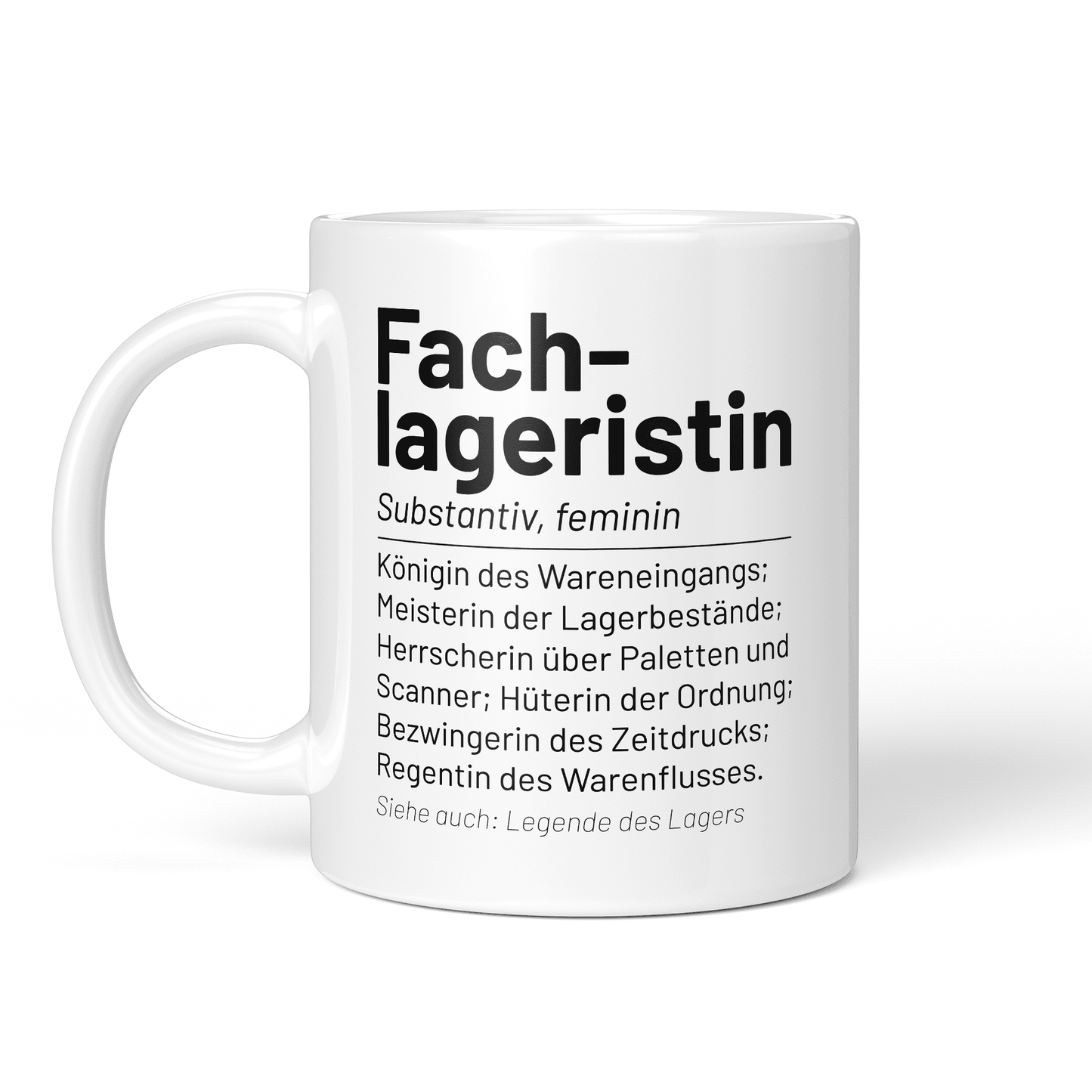 CupHaven® Fachlagerist Tasse - Wörterbuch "Fachlageristin" - Geschenk für Fachlageristen und Fachlageristinnen