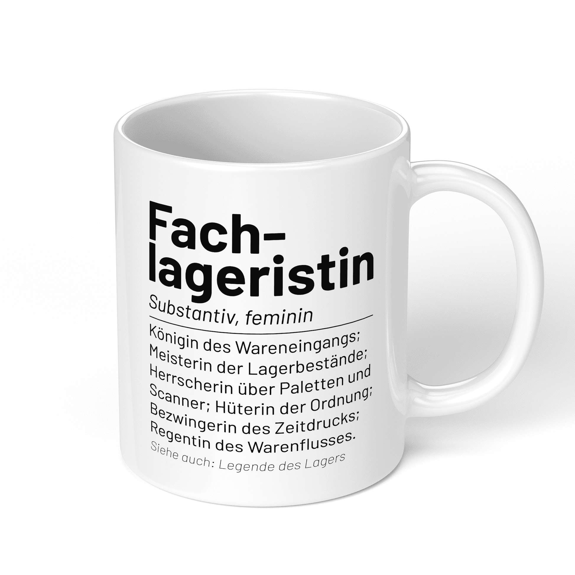CupHaven® Fachlagerist Tasse - Wörterbuch "Fachlageristin" - Geschenk für Fachlageristen und Fachlageristinnen