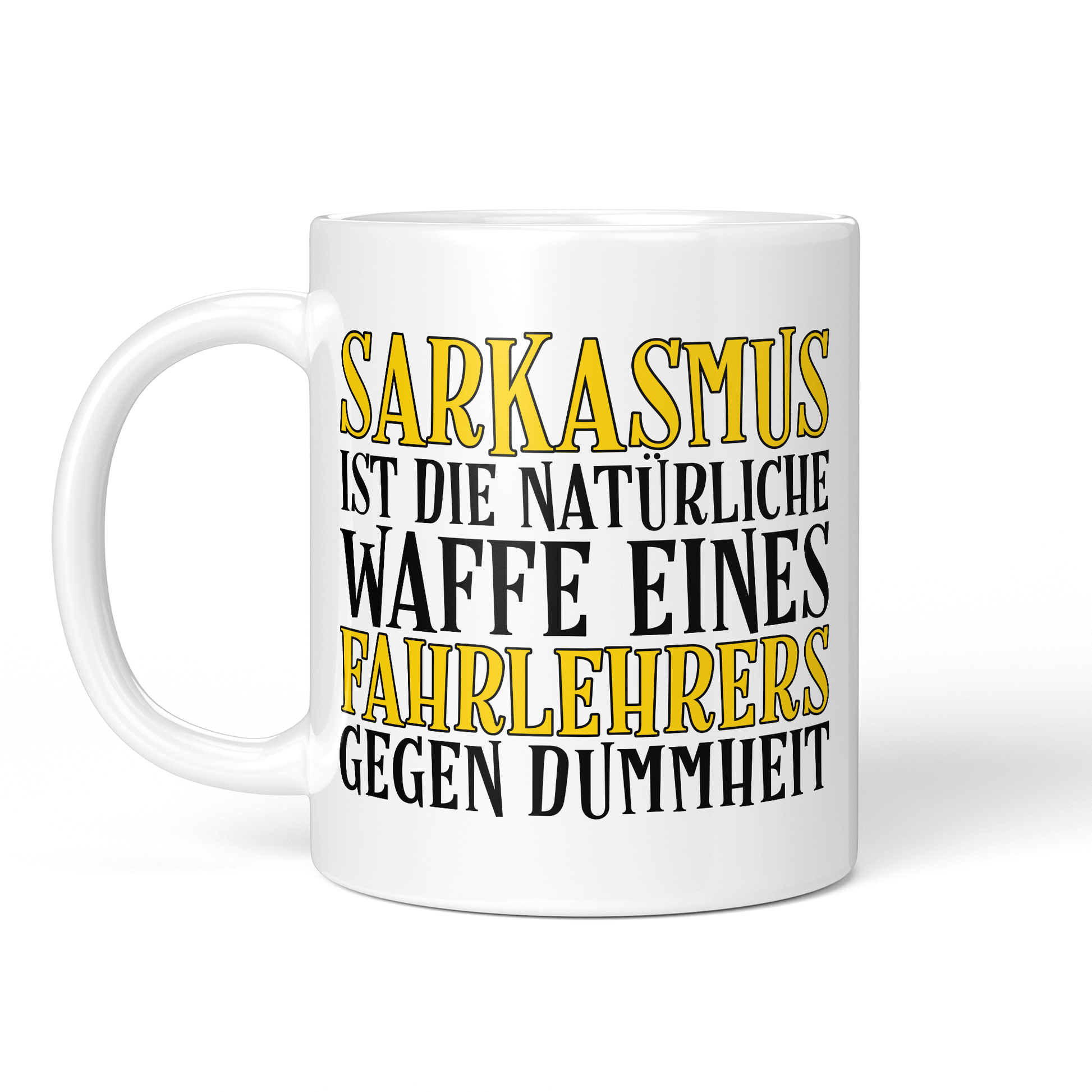 CupHaven® Fahrlehrer Tasse - Sarkasmus eines Fahrlehrers - Geschenk für Fahrlehrer und Fahrlehrerinnen