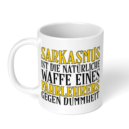 CupHaven® Fahrlehrer Tasse - Sarkasmus eines Fahrlehrers - Geschenk für Fahrlehrer und Fahrlehrerinnen