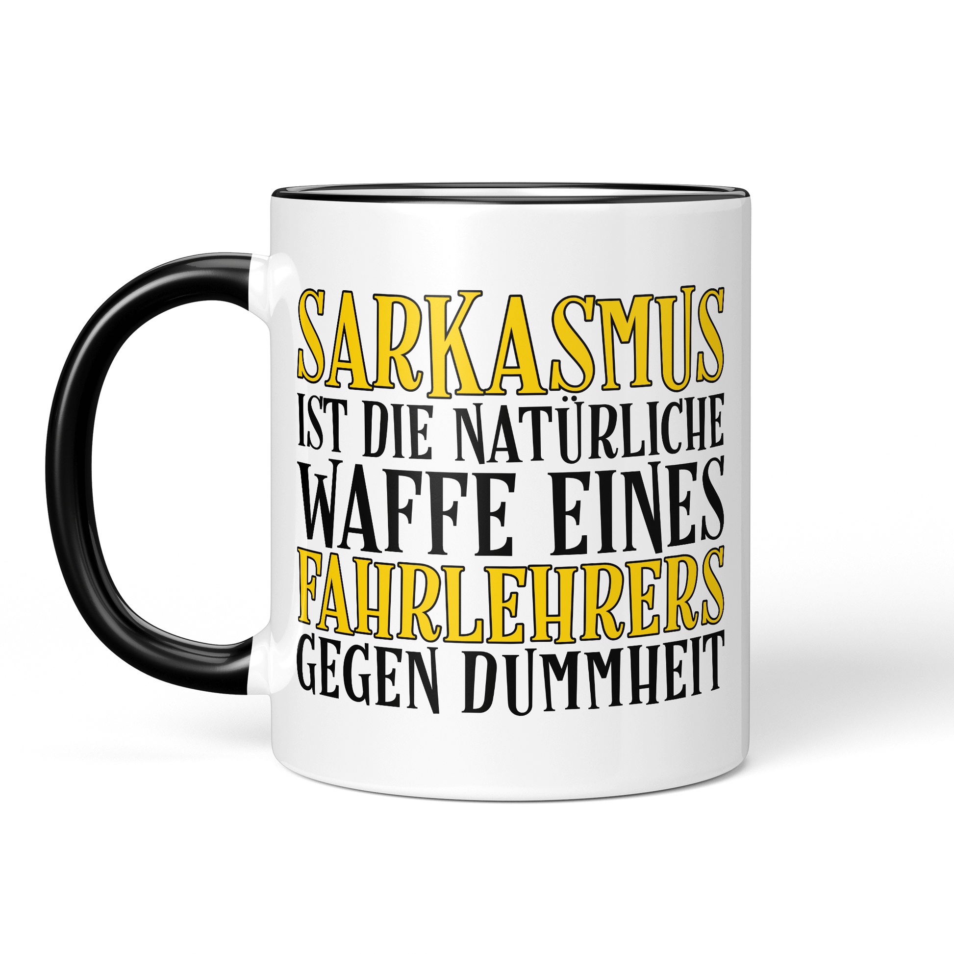 CupHaven® Fahrlehrer Tasse - Sarkasmus eines Fahrlehrers - Geschenk für Fahrlehrer und Fahrlehrerinnen