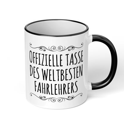 CupHaven® Fahrlehrer Tasse - Weltbester Fahrlehrer - Geschenk für Fahrlehrer und Fahrlehrerinnen