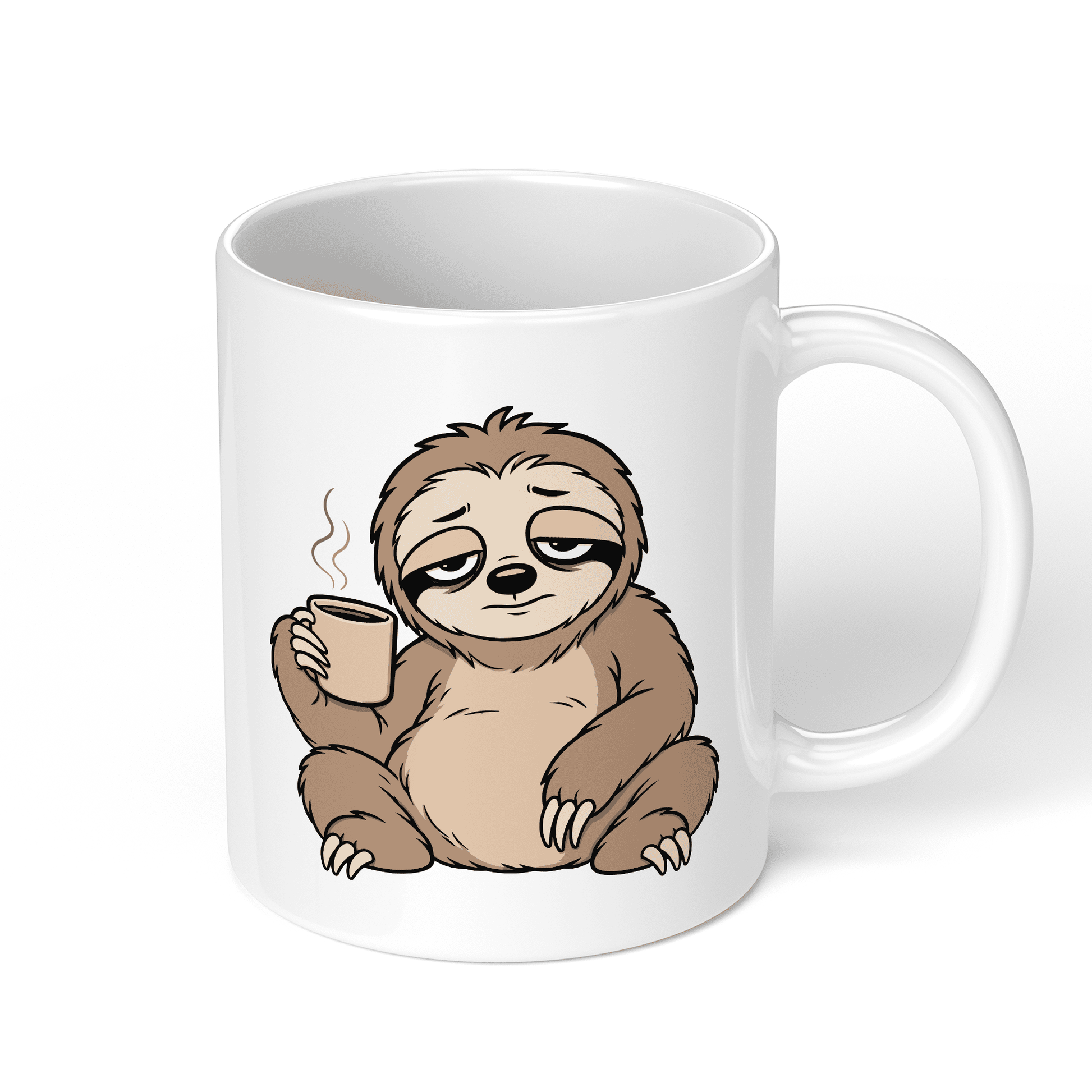 CupHaven® Faultier Tasse - Übermüdetes Faultier - Geschenk für Faultier-Liebhaber