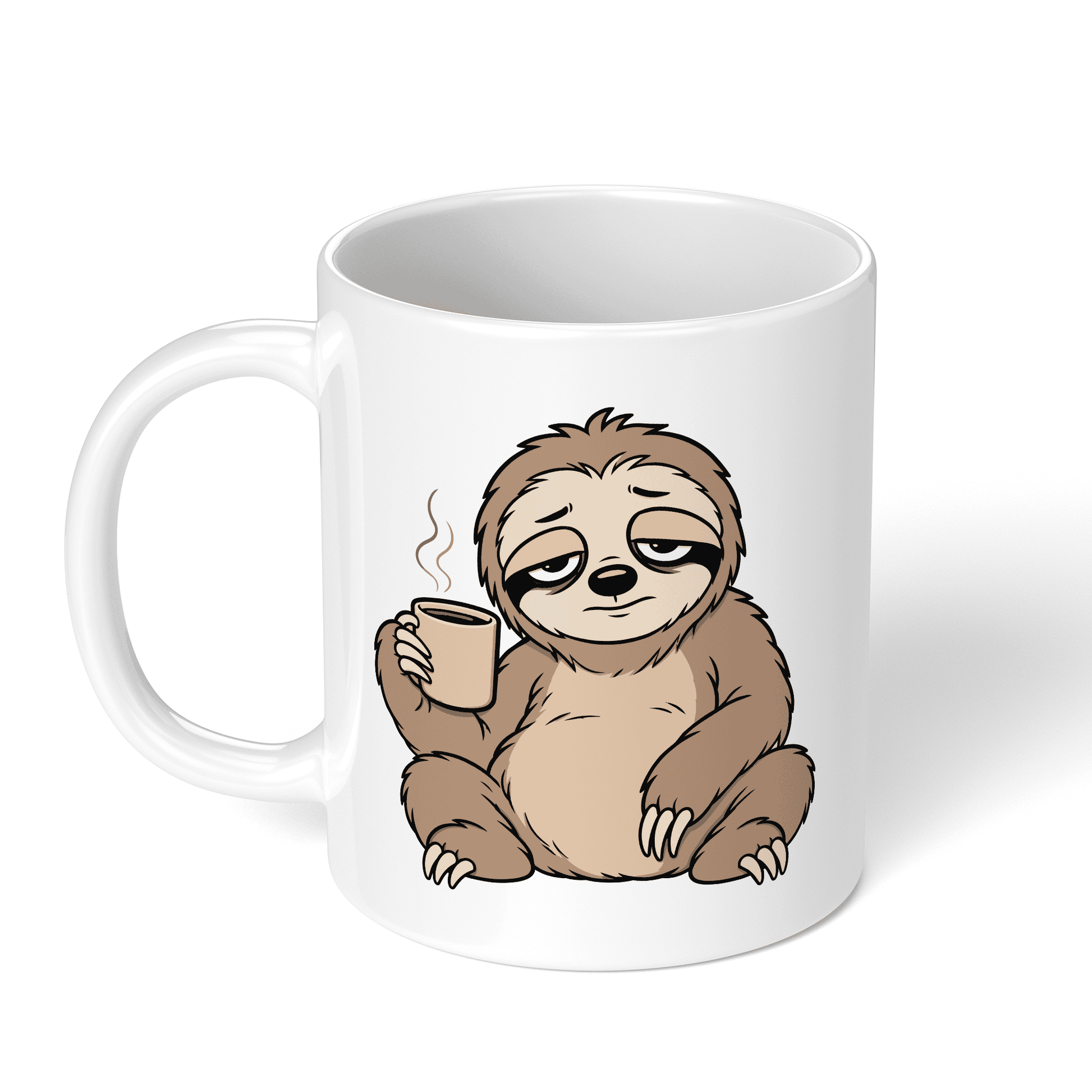 CupHaven® Faultier Tasse - Übermüdetes Faultier - Geschenk für Faultier-Liebhaber