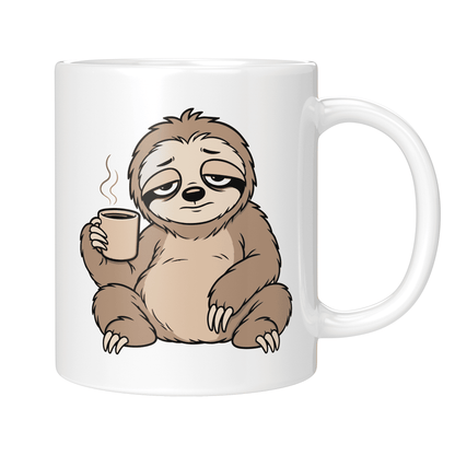 CupHaven® Faultier Tasse - Übermüdetes Faultier - Geschenk für Faultier-Liebhaber