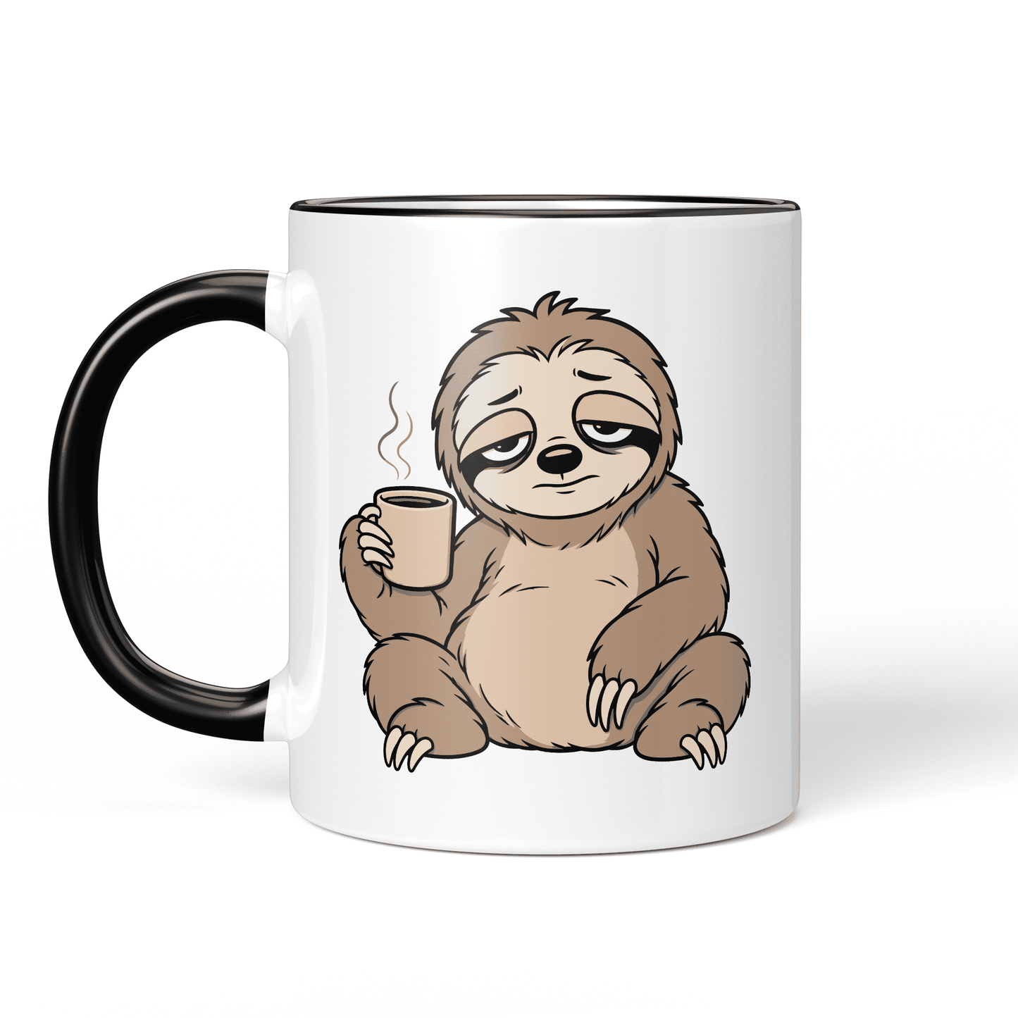 CupHaven® Faultier Tasse - Übermüdetes Faultier - Geschenk für Faultier-Liebhaber