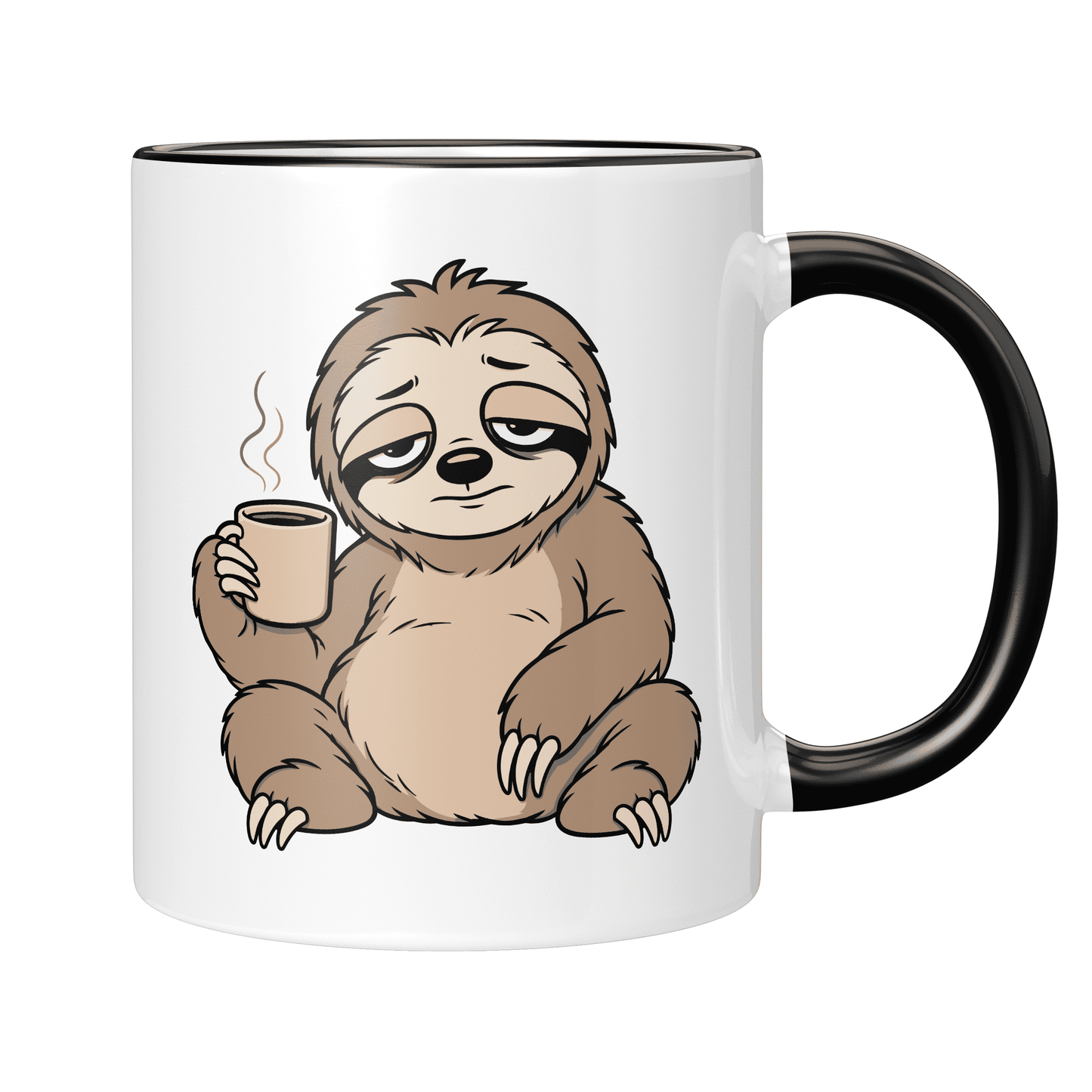 CupHaven® Faultier Tasse - Übermüdetes Faultier - Geschenk für Faultier-Liebhaber