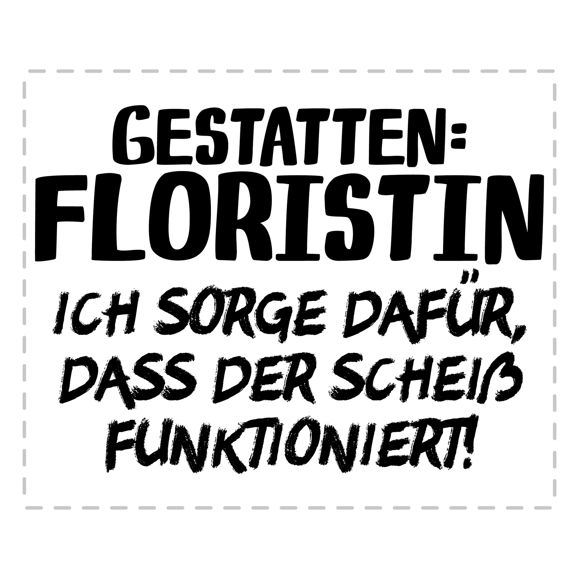 Florist Tasse Gestatten: Floristin