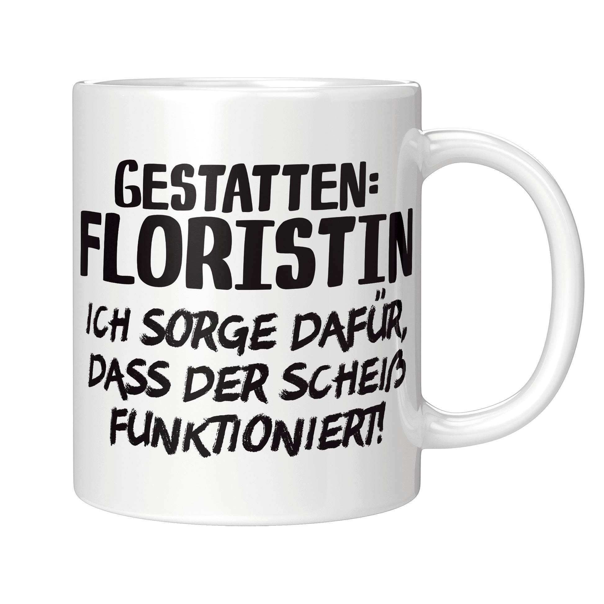 Florist Tasse Gestatten: Floristin