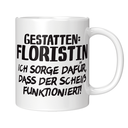 Florist Tasse Gestatten: Floristin