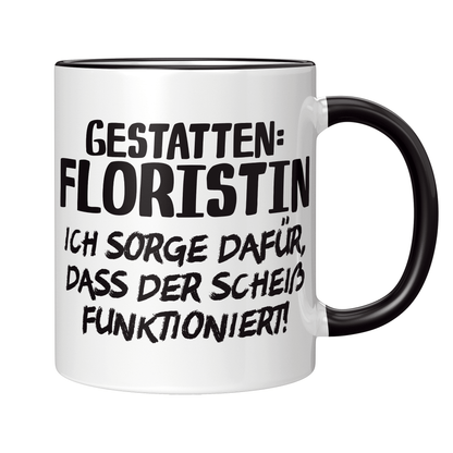 Florist Tasse Gestatten: Floristin