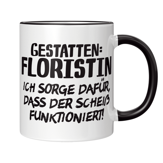 Florist Tasse Gestatten: Floristin