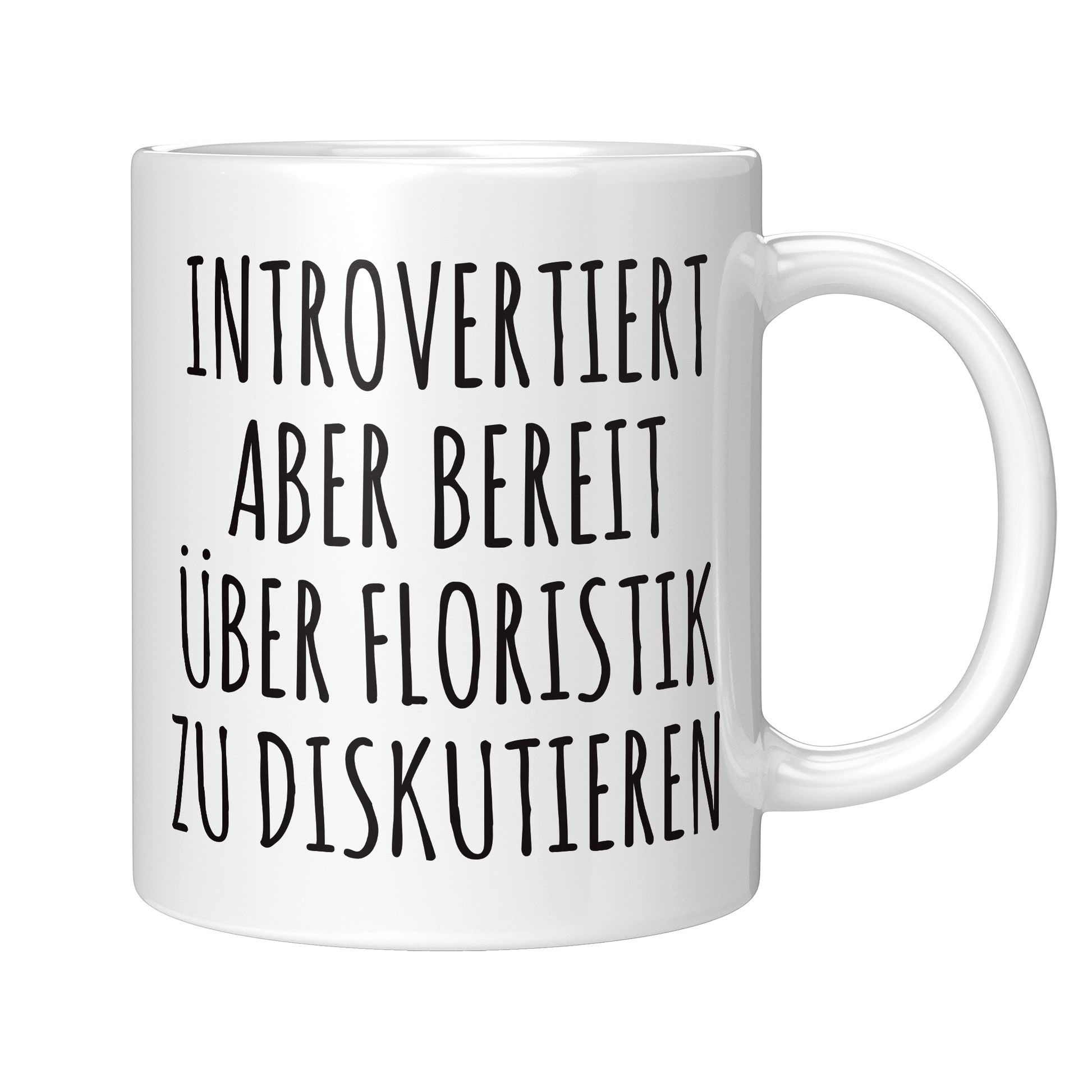Florist Tasse Introvertierte Floristin