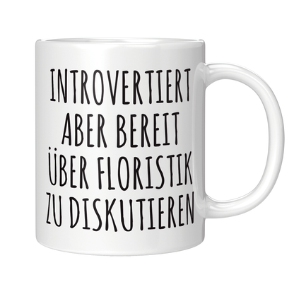 Florist Tasse Introvertierte Floristin