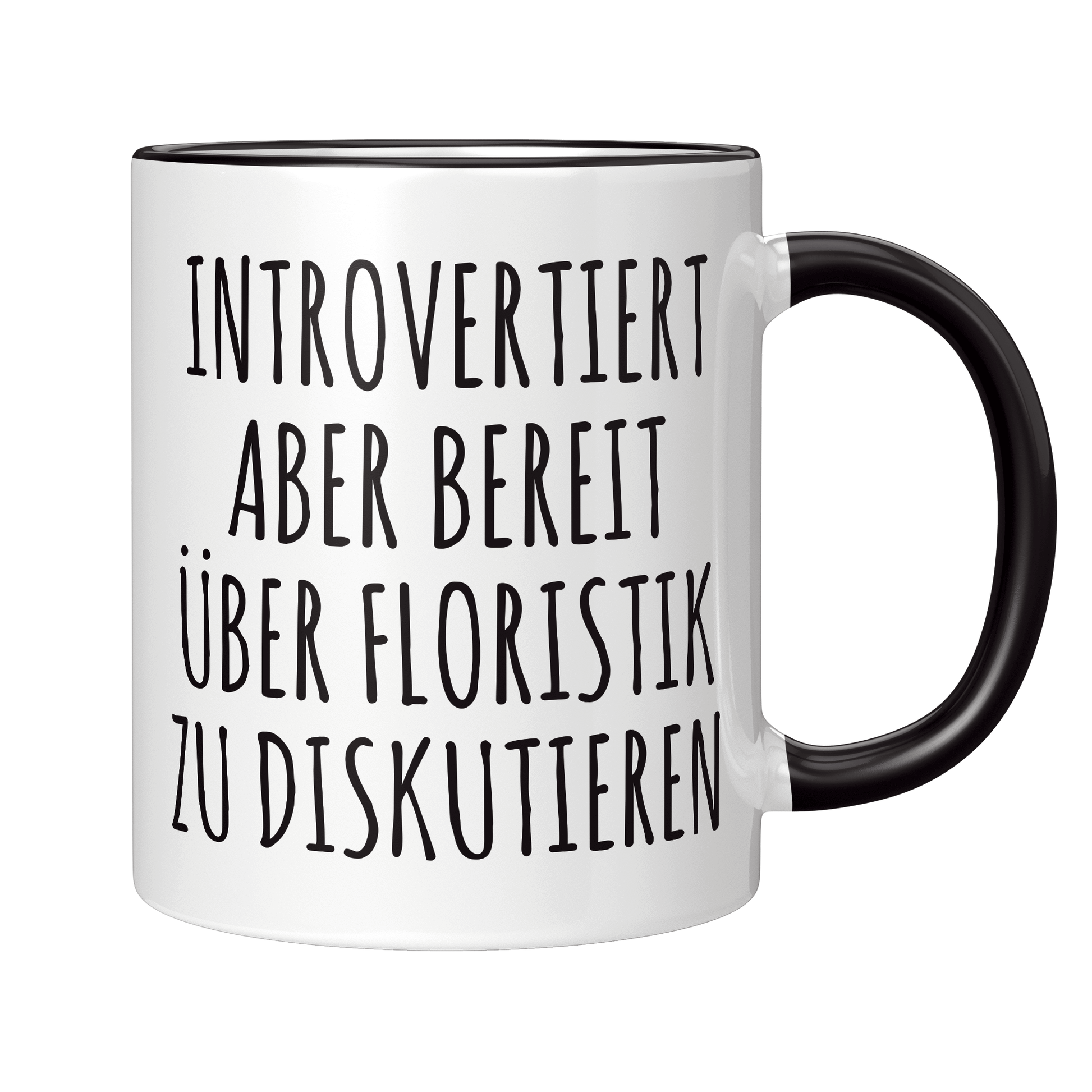 Florist Tasse Introvertierte Floristin