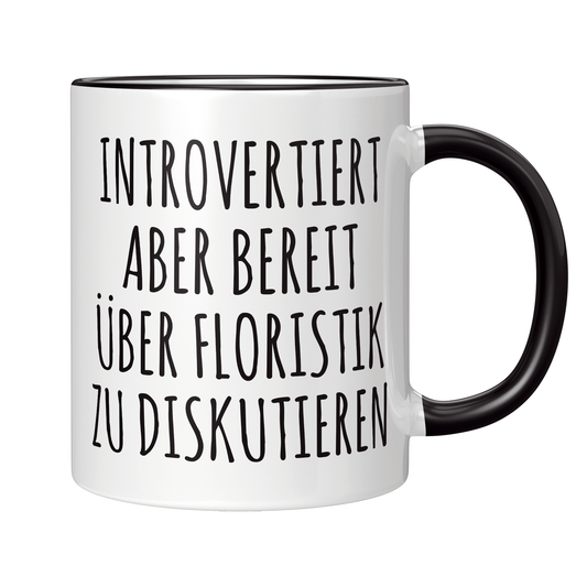Florist Tasse Introvertierte Floristin