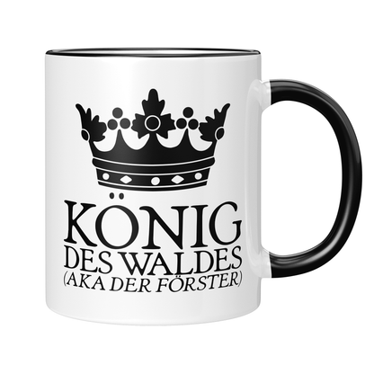 CupHaven® Förster Tasse - König des Waldes (aka der Förster) - Geschenk für Förster