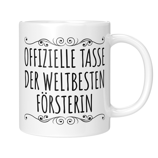 CupHaven® Förster Tasse - Weltbeste Försterin - Geschenk für Försterinnen