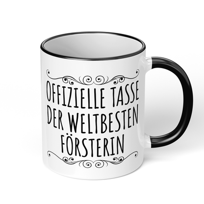 CupHaven® Förster Tasse - Weltbeste Försterin - Geschenk für Försterinnen