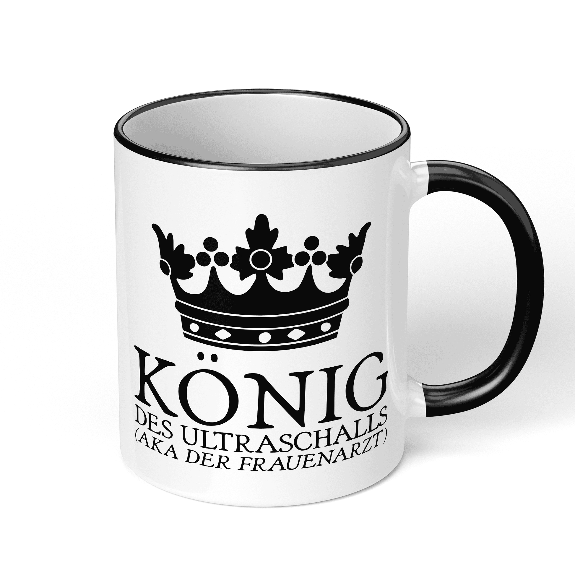 CupHaven® Frauenarzt Tasse - König des Ultraschalls (aka der Frauenarzt) - Geschenk für Frauenärzte, Gynäkologen und die Gynäkologie