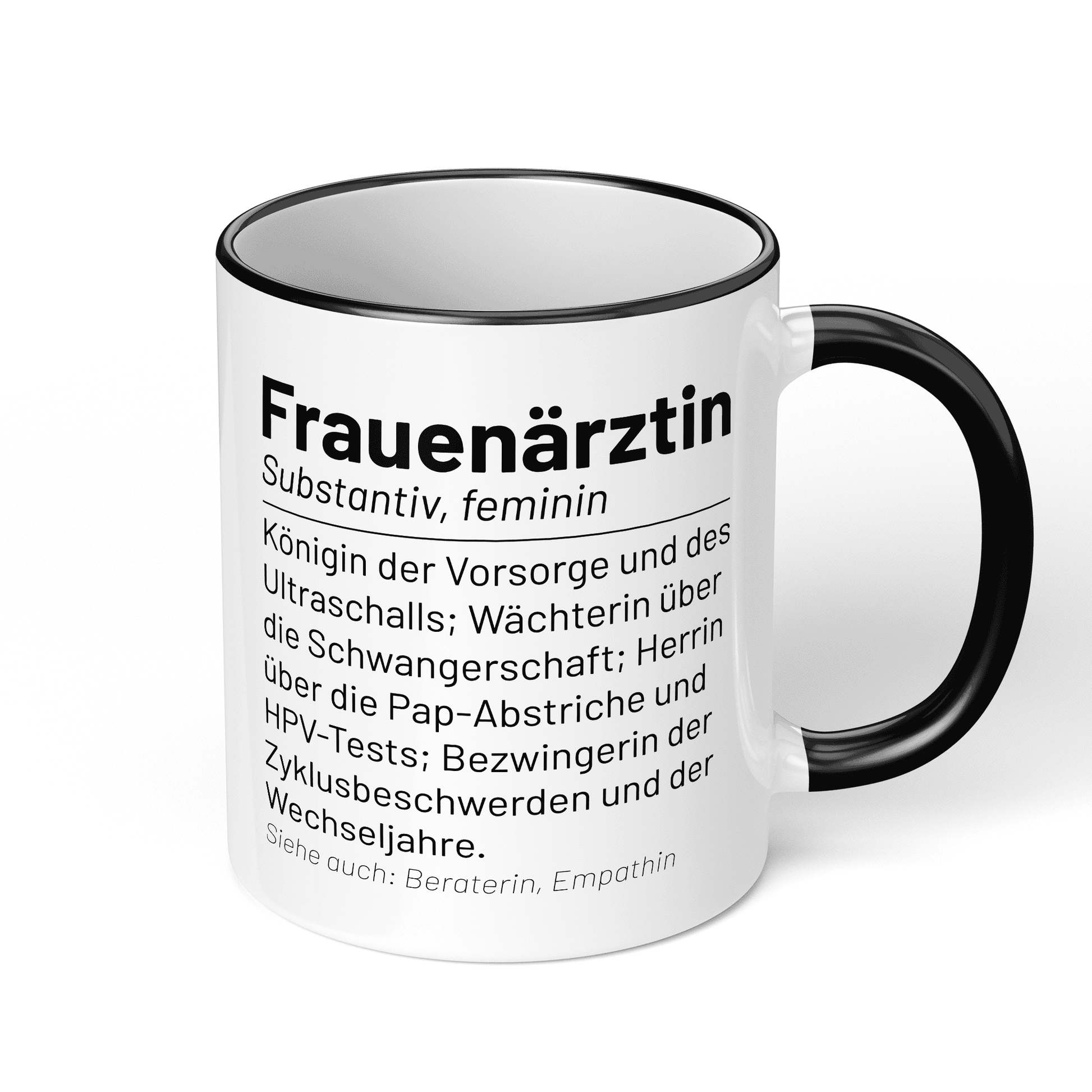 CupHaven® Frauenarzt Tasse - Wörterbuch "Frauenärztin" - Geschenk für Frauenärzte, Gynäkologen und die Gynäkologie