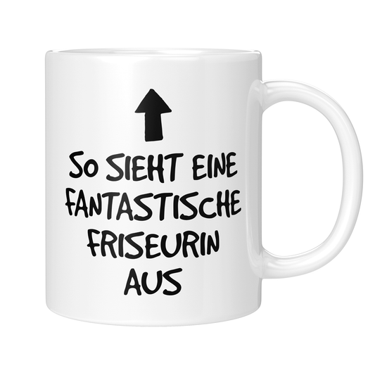 CupHaven® Friseur Tasse - Fantastische Friseurin - Geschenk für Friseurinnen und Friseure