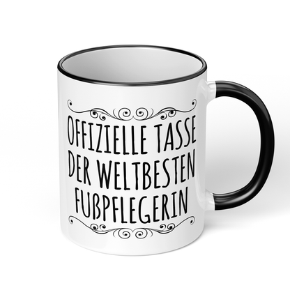 CupHaven® Fußpflegerin Tasse - Weltbeste Fußpflegerin - Geschenk für kosmetische Fußpflegerinnen