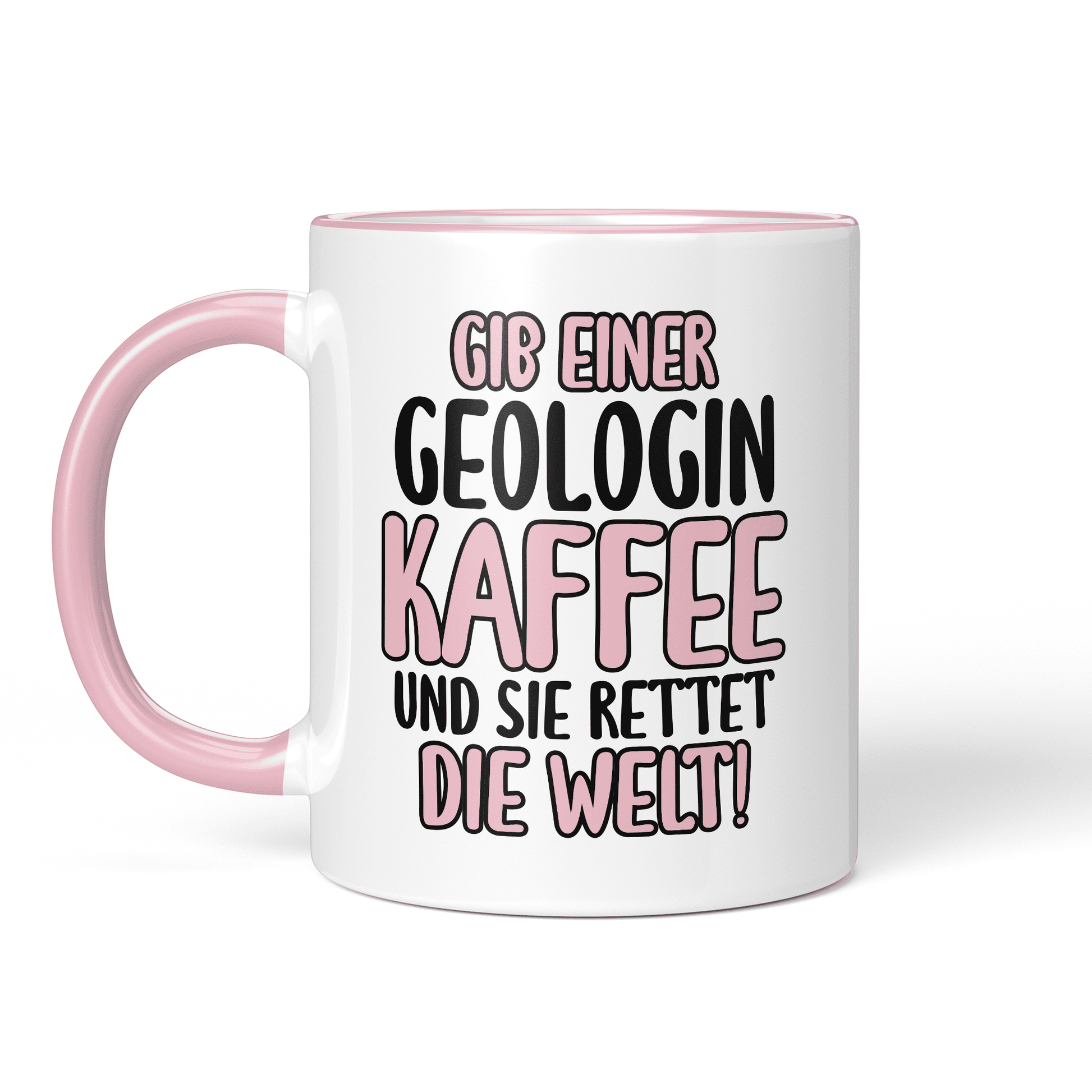 CupHaven® Geologie Tasse - Gib einer Geologin Kaffee und sie rettet die Welt! - Geschenk für Geologen und Geologinnen