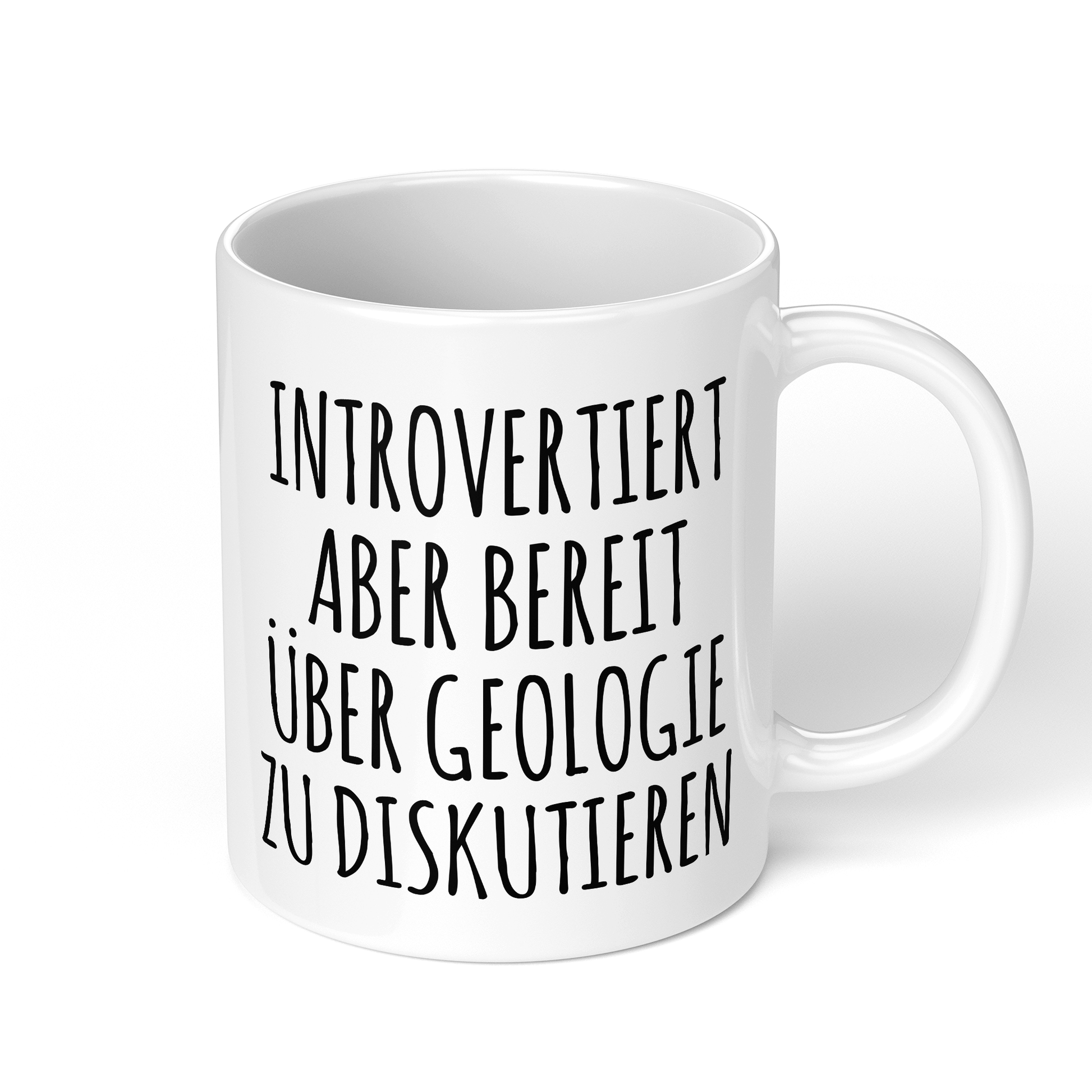 CupHaven® Geologie Tasse - Introvertierter Geologe - Geschenk für Geologen und Geologinnen