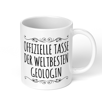 CupHaven® Geologie Tasse - Weltbeste Geologin - Geschenk für Geologen und Geologinnen