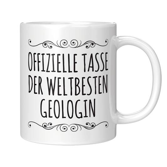 Geologie Tasse - Weltbeste Geologin (Geologe, Geschenk)