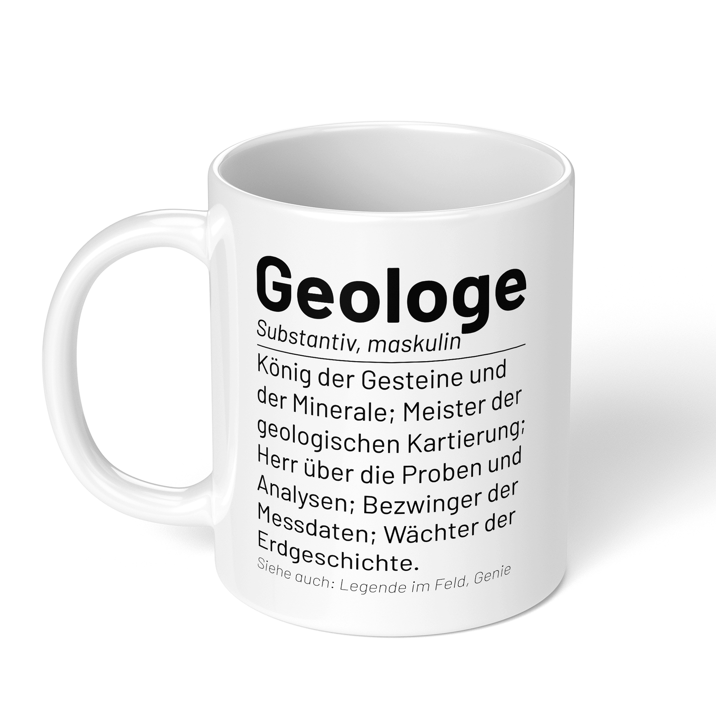 CupHaven® Geologie Tasse - Wörterbuch "Geologe" - Geschenk für Geologen und Geologinnen
